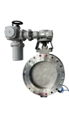 LXHQ Electrically adjustable butterfly valve