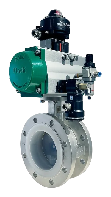 LXHQ-CLBVF lined flanged butterfly valve