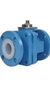 LXHQ-LBVF lined flanged ball valve