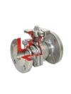 LXHQ-M2FY Two-piece full-bore high-platform hard-seal flanged ball valve