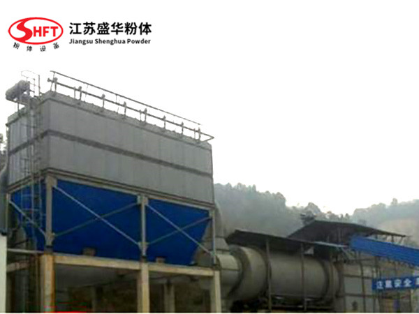 Three-Drum Dryer With Bag Dust Collector