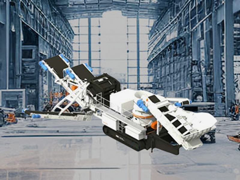 Crawler cone crushing station