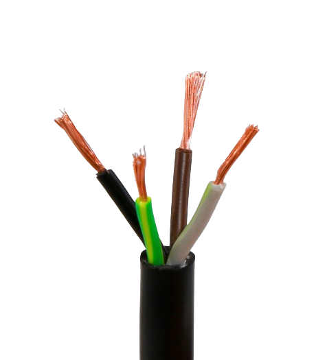(UL＆CE) UL2586 105°C 600V 銅芯PVC護套和絕緣電力電纜（無屏蔽）