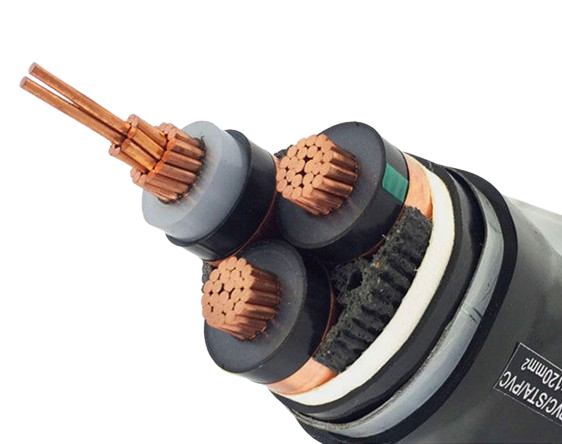 18/20kV XLPE 絕緣和PVC護套銅芯電纜線