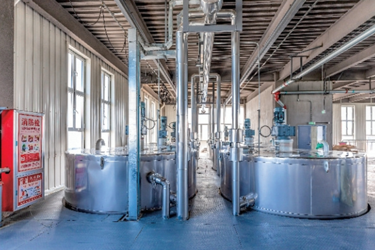 Ligne de production de déparaffinage et dégraissage de l'huile