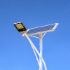 Lightning protection measures for solar street lights and installation of high pole lights