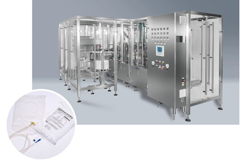 High-Speed Peritoneal Dialysis Solution Soft Bag Filling Line