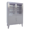 MN-SUS124 Stainless steel medicine cabinets for clinics and stainless steel glass door storage cabinets for hospitals