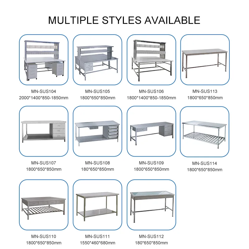 MN-SUS110 Customized stainless steel workbench shelf sink bracket with thickened plate, suitable for home use and new conditions in restaurants