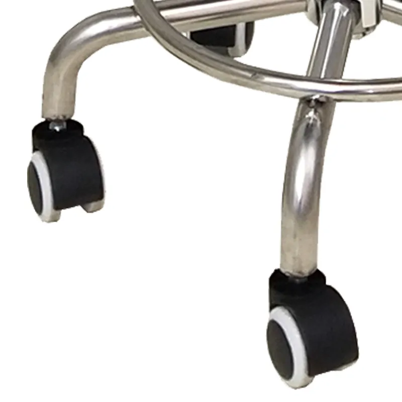 MN-SUS020 Hospital Furniture Comfortable Stainless Steel Chair with Height Adjustment Stylish Hospital Trolley