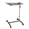MN-SUS009 Height Adjustable Medical Steel Mayo Trolley Instrument Stand with Removable Tray