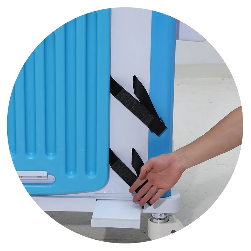 MN-EC002 Factory wholesale of hospital, clinic and ward furniture, ABS medicine carts with intravenous drip racks and first aid trolleys