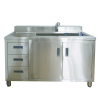 MN-SUS137 Commercial Stainless Steel Sink with One-bowl for Hospital and Kitchen