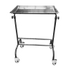MN-SUS004 Medical Stainless Steel Surgical Instrument Cart Operating Instrument Trolley