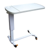MN-OVT001 Hospital Medical Adjustable Bed Side Table With Wheels For Patient