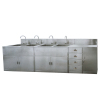 MN-SUA143 304 Stainless Steel Four Bowl Sink with Noise-Proof Undermount Installation