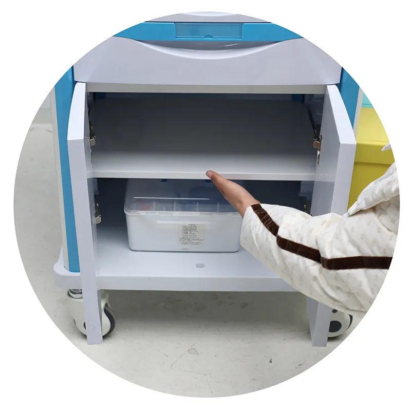 MN-EC002B Hospital emergency trolleys and medical equipment trolleys have large storage space