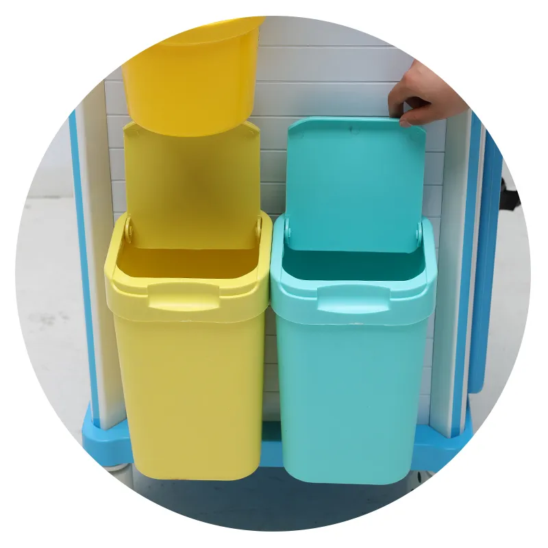 MN-EC001B Medical ABS emergency medical trolley, nursing medical trolley, multi-functional medical trolley