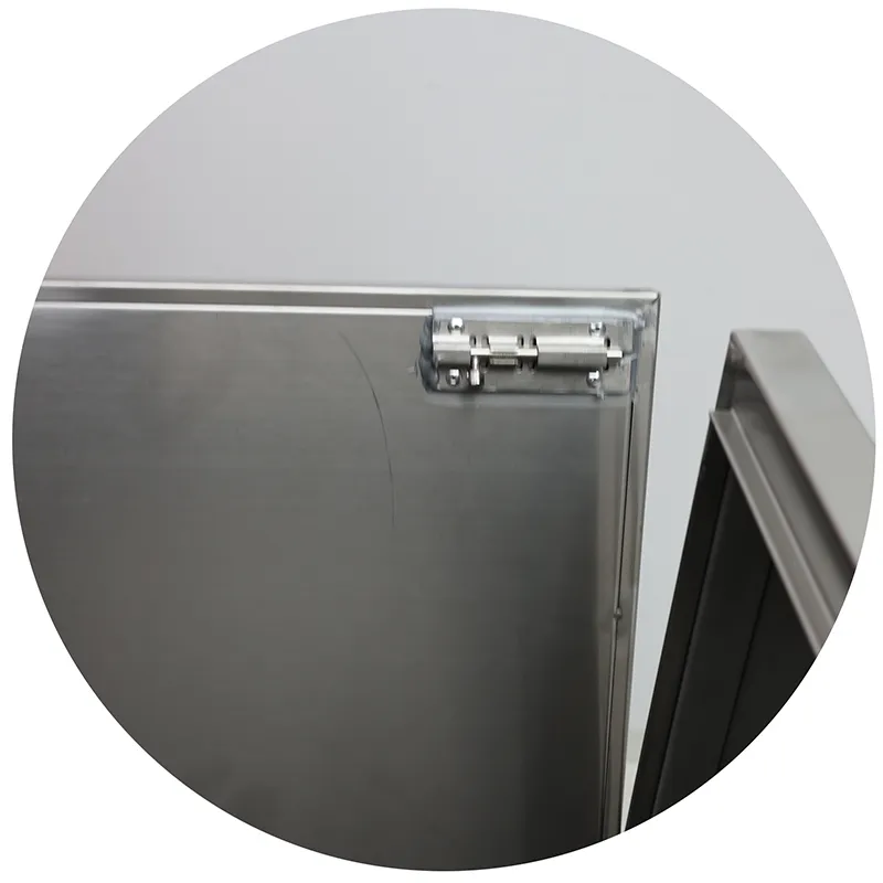 MN-SUS071 Stainless steel double-door storage trolley: A practical storage and handling tool