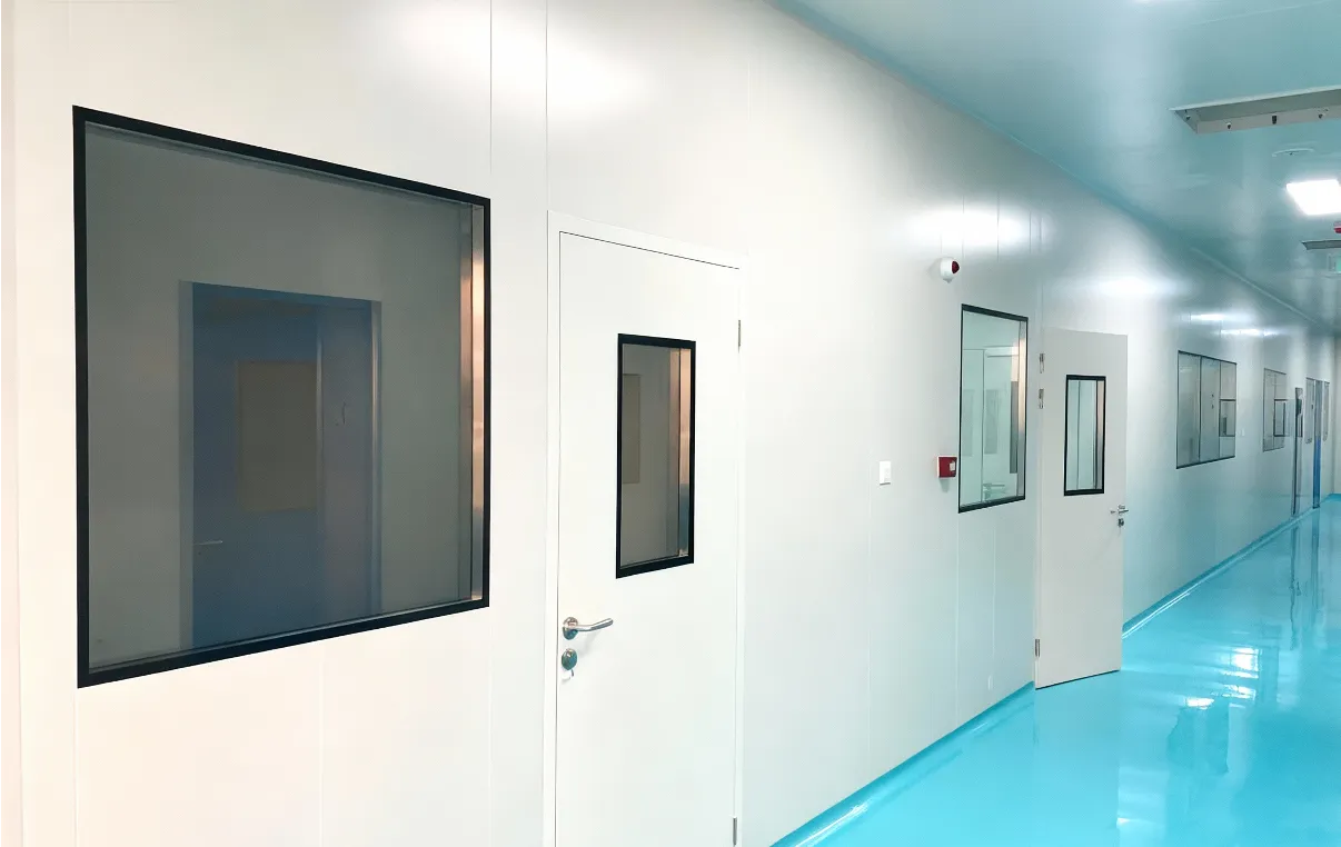 Cleanroom Doors & Observation Windows - Airtight fire-rated access solutions for cleanrooms