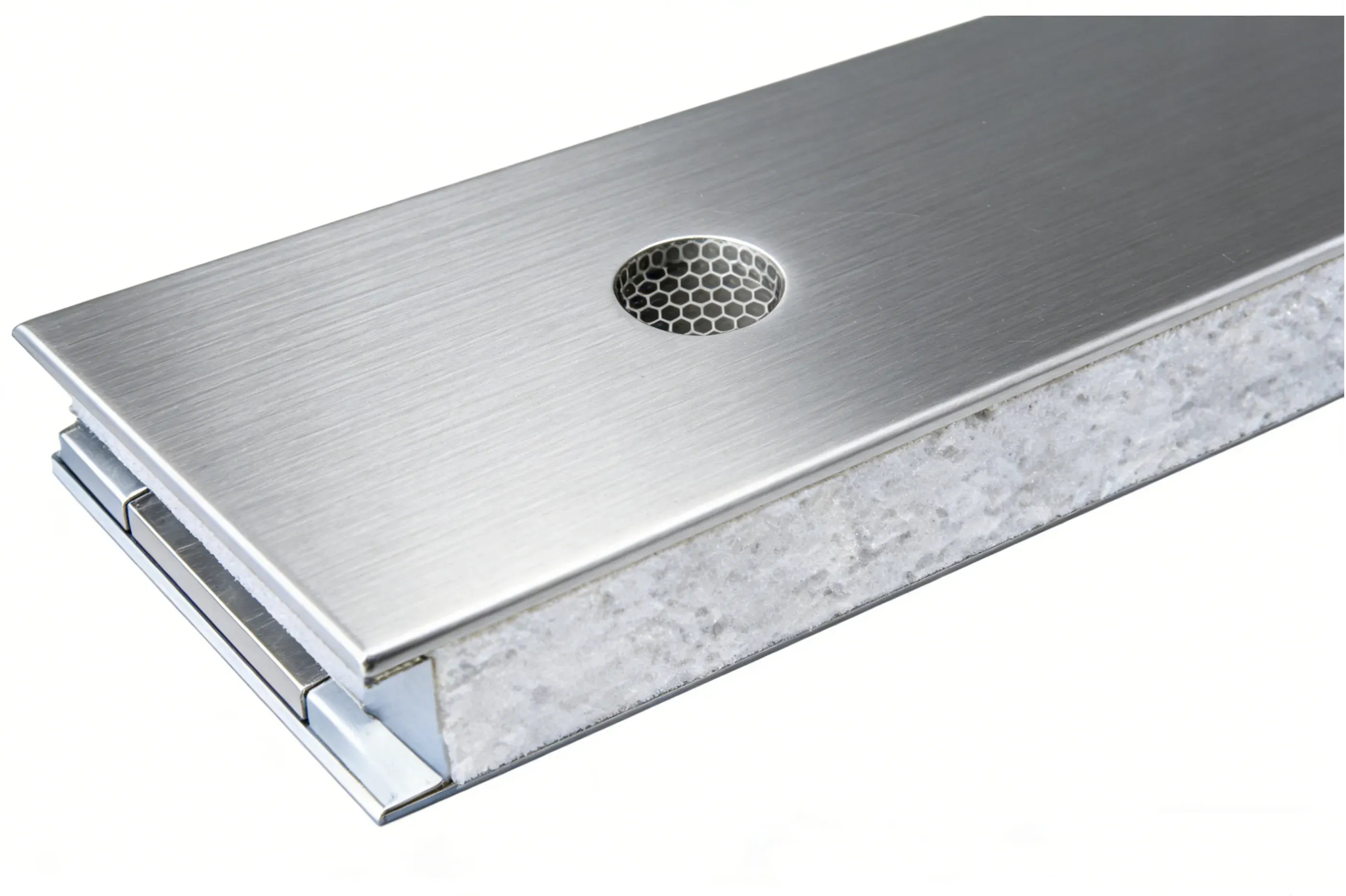 Panneau de salle blanche fabriqué par machine