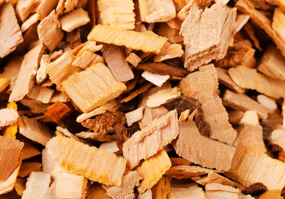 Woodchips as raw materials for Pyrogreen carbonization system
