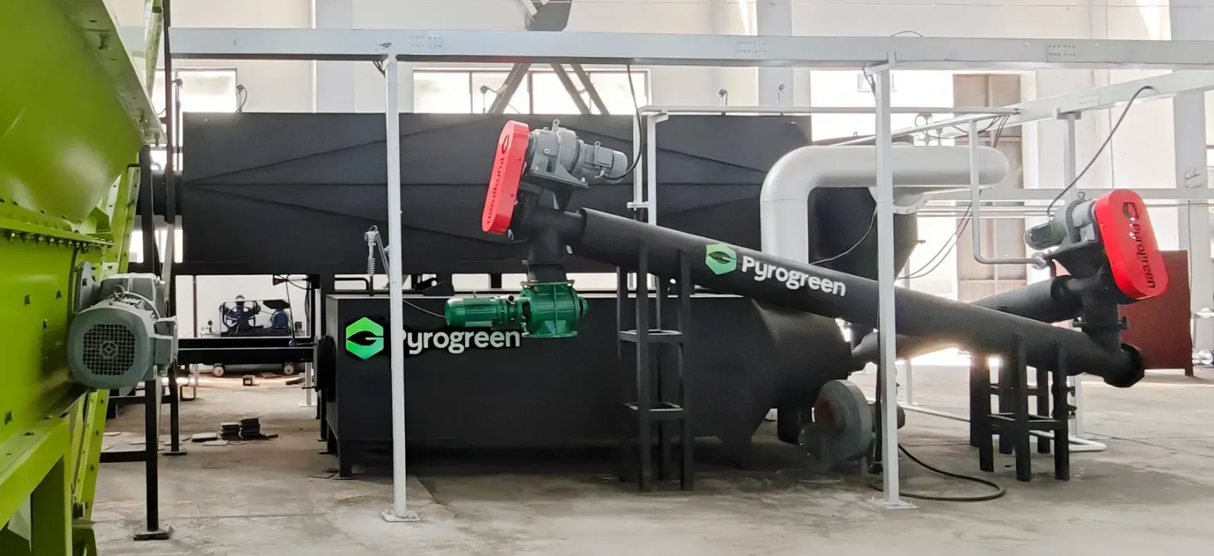 Industrial Pyrolysis Reactor for Biochar Production and Carbon Credit Project