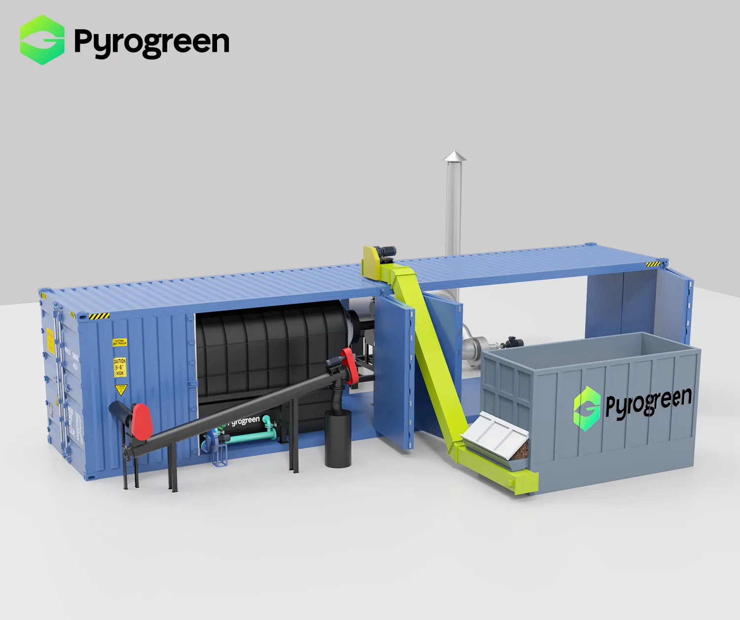 Screw Conveyor Carbonization/ Torrefaction System  Pyrogreen technology transforms any type of biomass into value-added green carbon products.