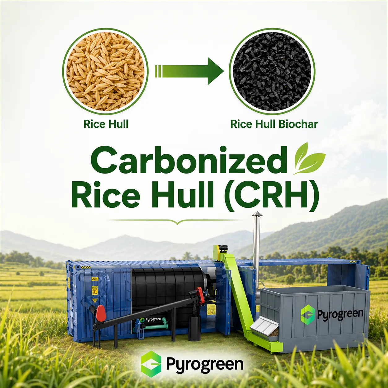 Rice Hull Carbonizer: Producing Carbonized Rice Hull (CRH) for ...
