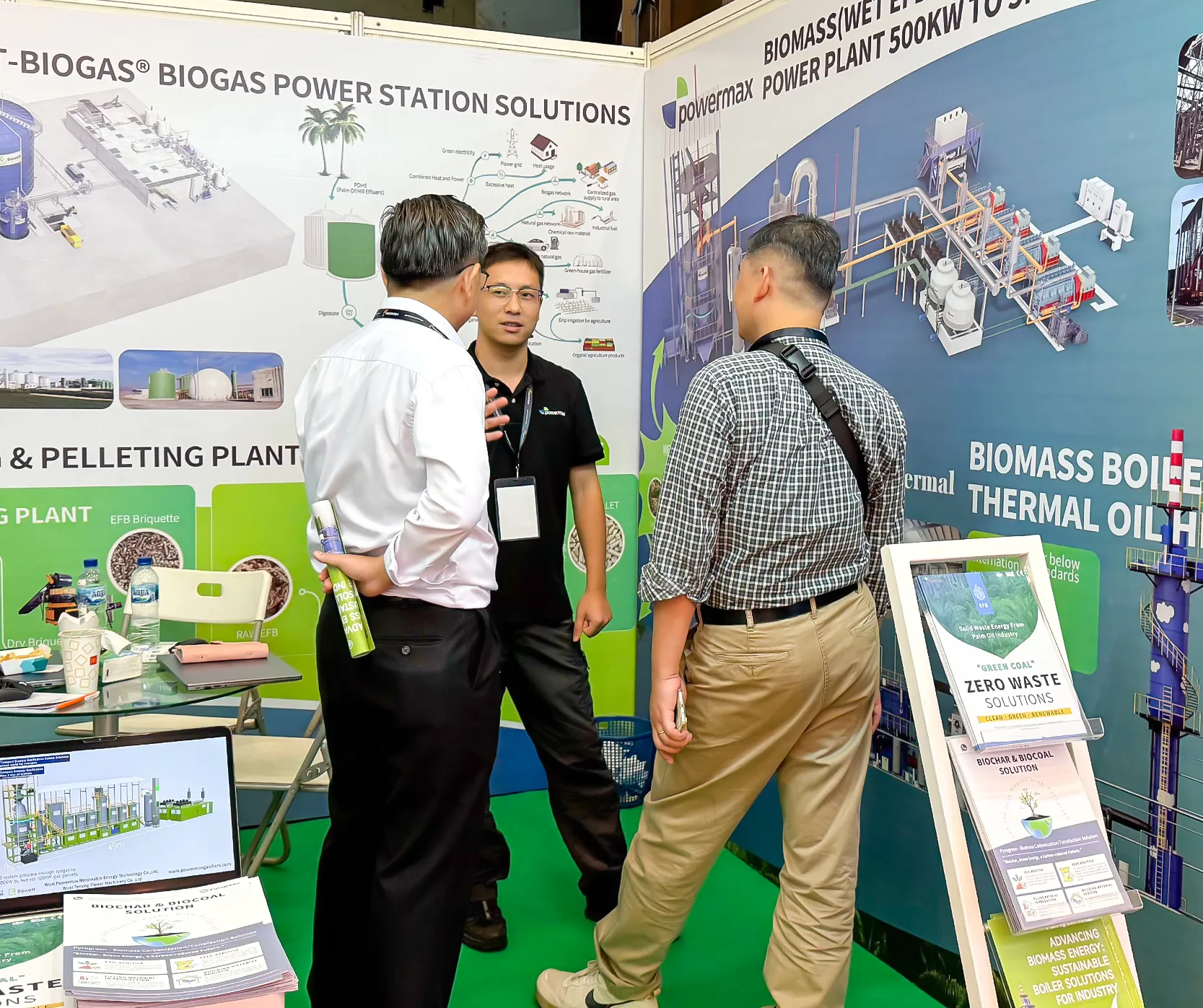 Pyrogreen presenta soluciones innovadoras de carbonización de biomasa en la exposición Palmex 2025 en Medan