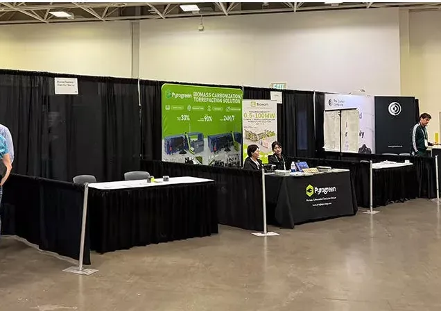 Audience at NABC 2025, where Powermax showcased Pyrogreen biochar solutions