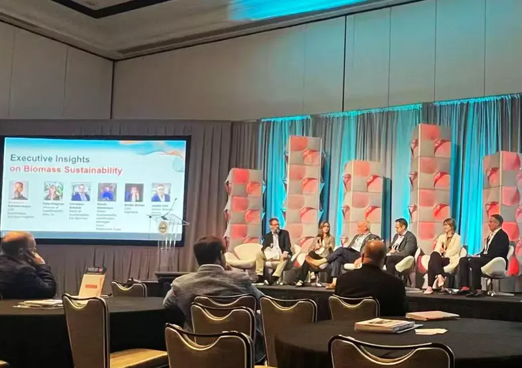 Pyrogreen at USIPA 2025: "Executive Insights on Biomass Sustainability" panel, bioenergy low-carbon role.