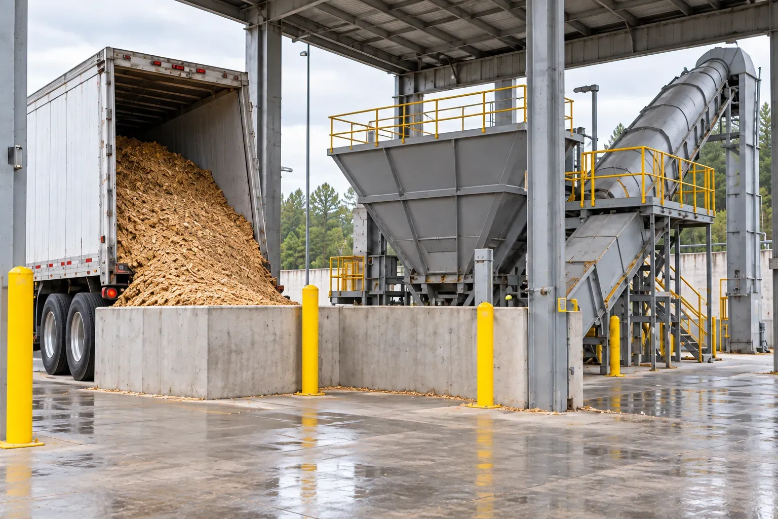 Sawdust feedstock