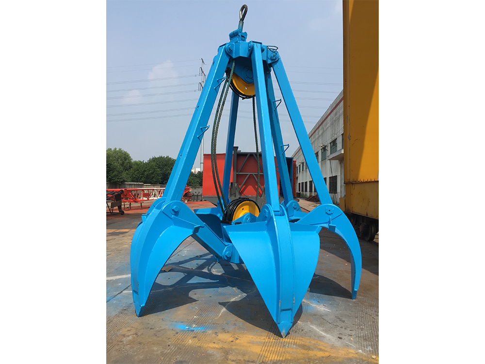 Double Rope Orange Peel Grab company, supplier | Finer(Jiangsu)Lifting ...