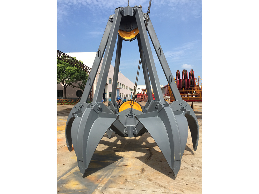 Double Rope Orange Peel Grab company, supplier | Finer(Jiangsu)Lifting ...