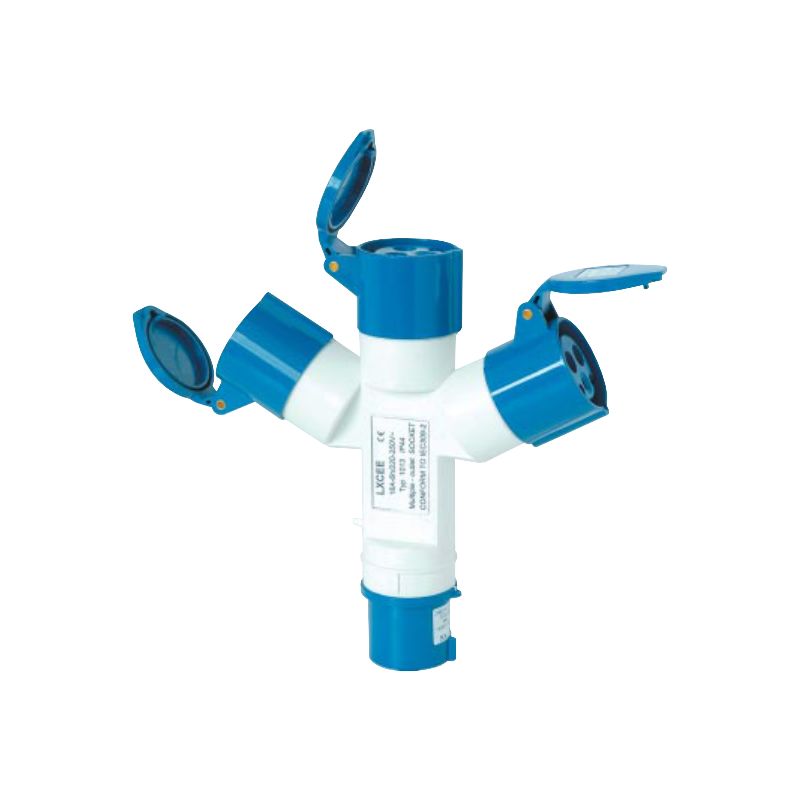 LX1013 LX10134H IP44 Industrial Multiple Socket