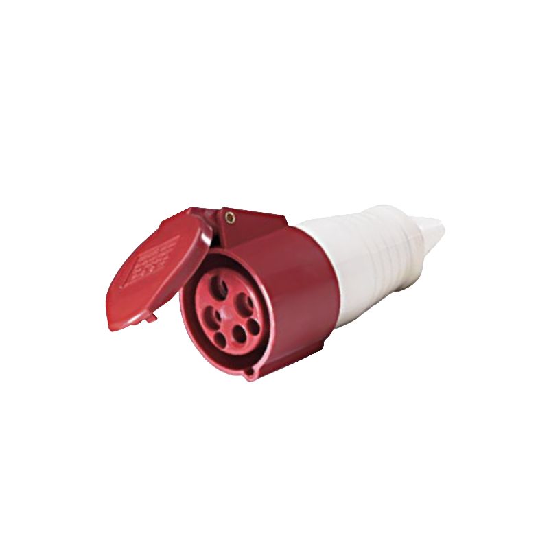 LX-214L LX-224L IP44 Pin And Sleeve Connector With Long Cable Seal