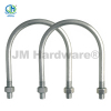 JM Hardware® Klammer U-Bolzen/Quadratisch gebogener U-Bolzen