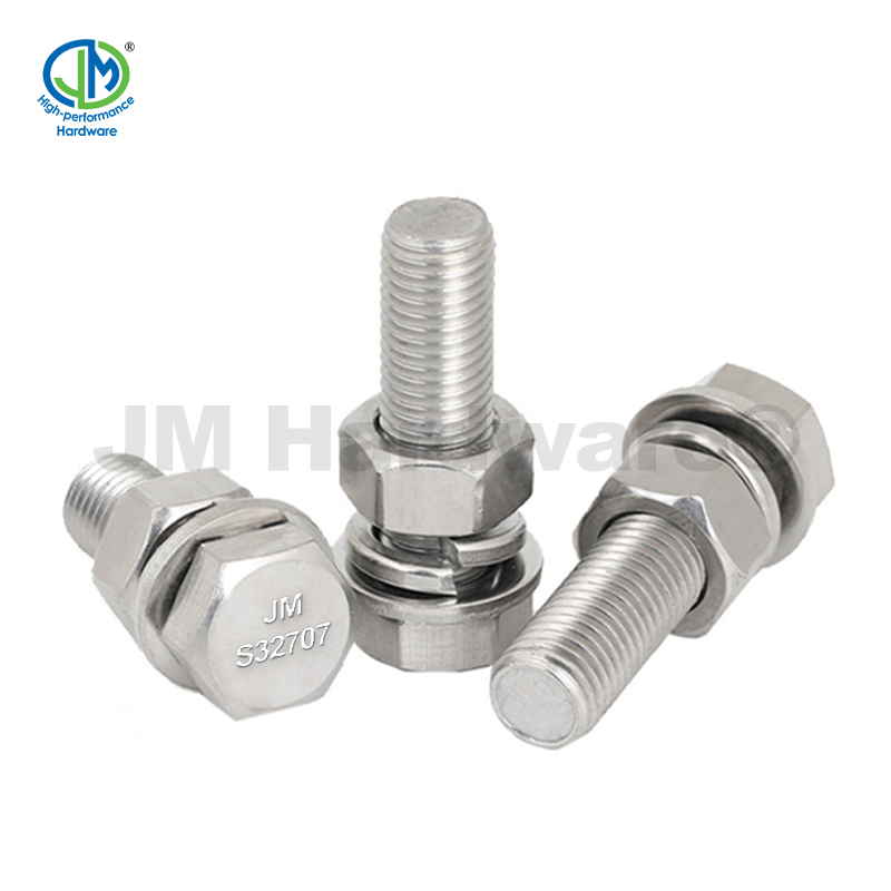 JM Hardware® Гипер Дуплекс Нержавеющая Сталь (диапазон PREN: 49-50) - UNS № S32707,S33207 Крепеж