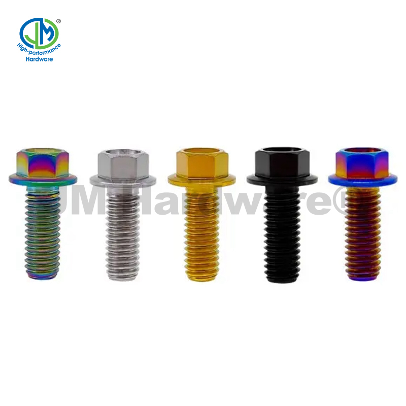 JM Hardware® برغي رأس سداسي مع حافة
