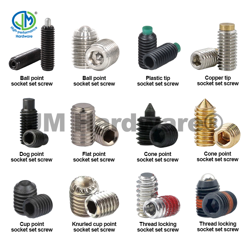 JM Hardware® Установочный винт/Регулировочный винт/Позиционирующий винт