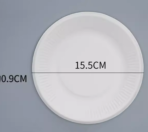 Assiette peu profonde de 6"