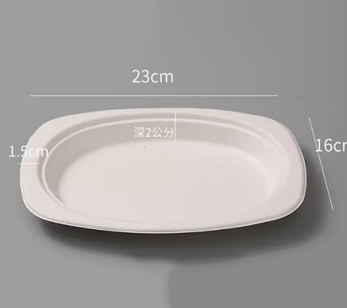 Assiette ovale