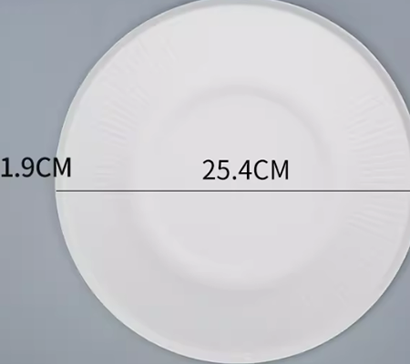 Assiette peu profonde de 10"