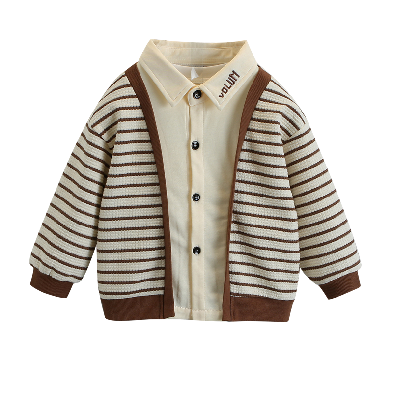 Falsche zweiteilige gestreifte Jacke