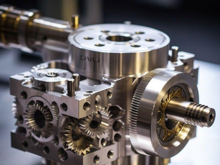 Representative precision machined assembly