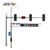 Q235 Quality Assurance Polygonal round Traffic Signal Pole
