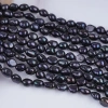 7-8mm สายมุกบาโรกสีดำ ขายส่ง Freshwater Pearl Strand DK9729