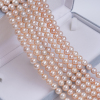 Factroy Pirce 8-8.5mm Pink Color Round Shape Freshwater Pearl Strand For Jewelry Making