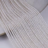 Freshwater Pearl Strand Factory 3-3.5mm White Color Round Shape Freshwater Pearl String DKST9721